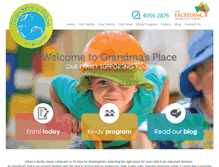 Tablet Screenshot of grandmasplace.com.au